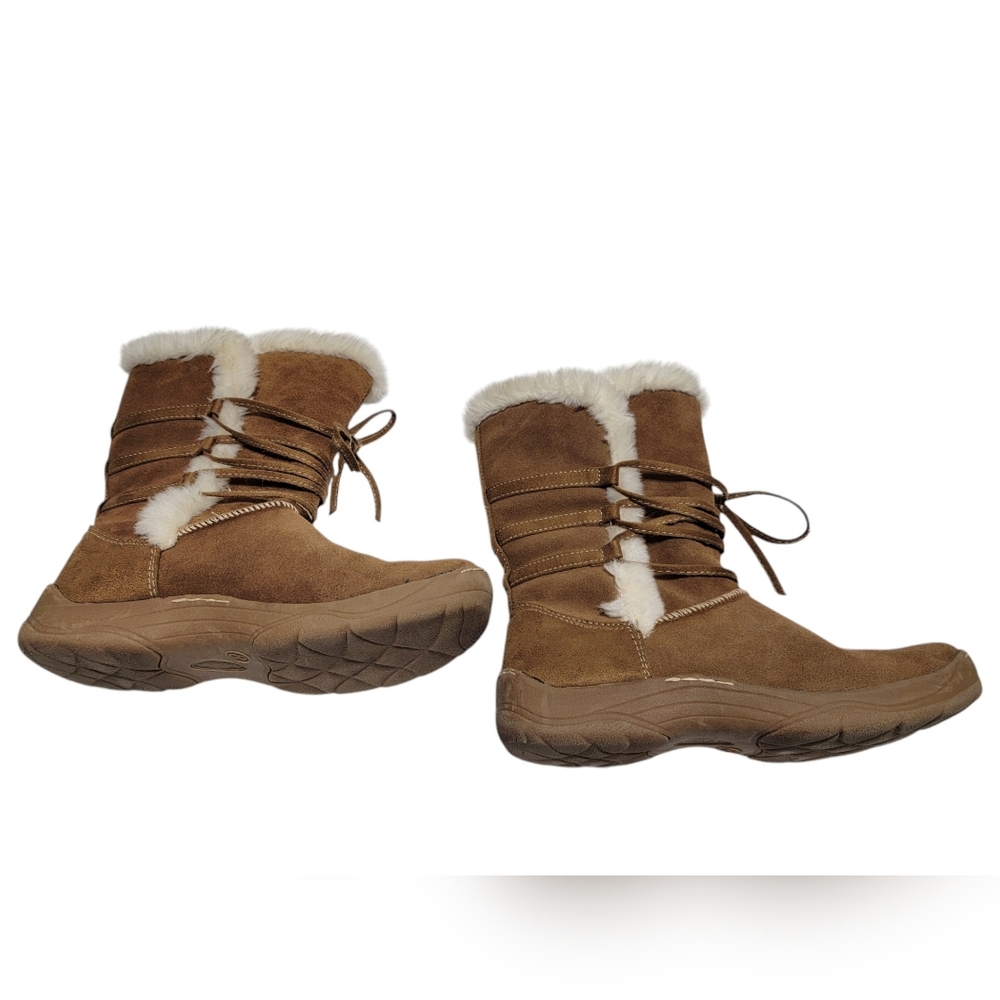 Merona faux fur lined boots size 8